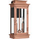 Noelle Outdoor Wall Lantern in Aged Copper, Medium