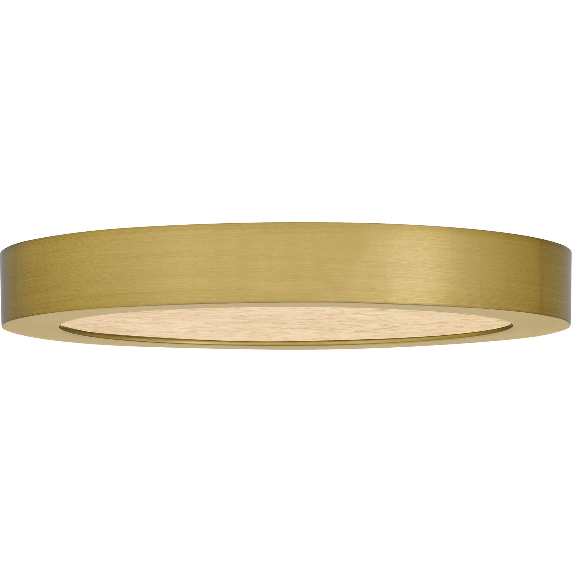 Outskirts LED 7.5 inch Brushed Gold Flush Mount Ceiling Light, Small