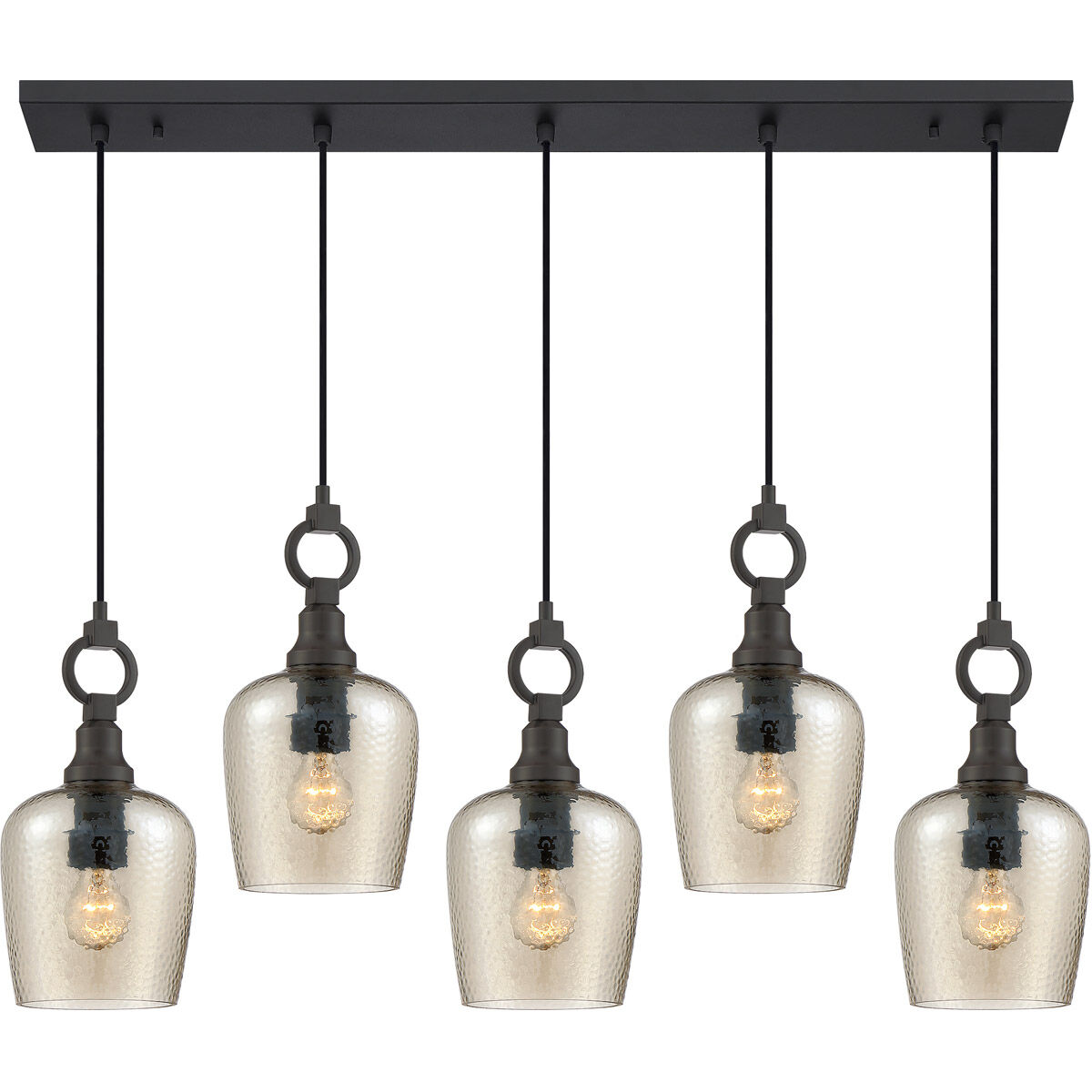 Kendrick 5 Light 43 inch Western Bronze Island Chandelier Ceiling Light 