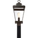 Ravine 1 Light 23 inch Western Bronze Outdoor Post Lantern