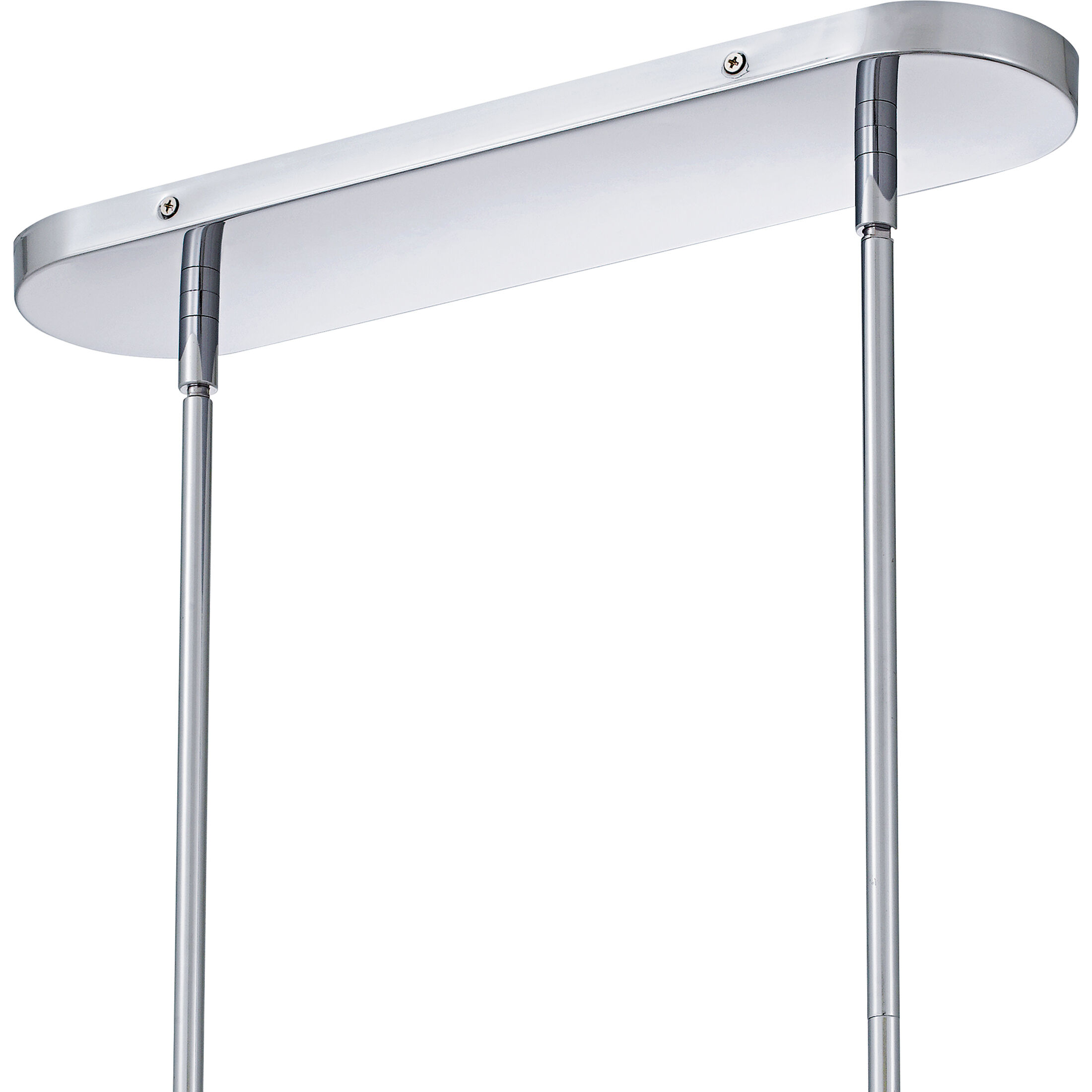 Gibson 5 Light 42 inch Polished Chrome Linear Chandelier Ceiling Light, Medium