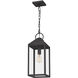 Thorpe 1 Light 8 inch Mottled Black Mini Pendant Ceiling Light, Small