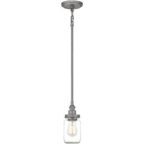 Squire 1 Light 4 inch Galvanized Mini Pendant Ceiling Light