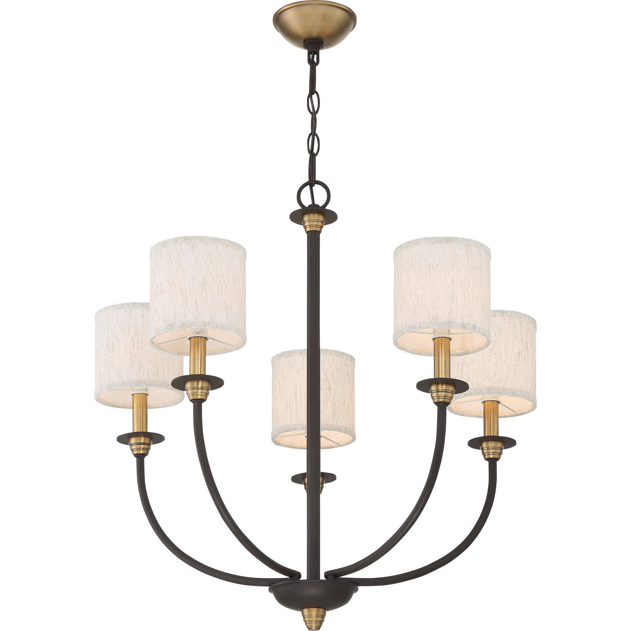 Audley 5 Light 26 inch Old Bronze Chandelier Ceiling Light