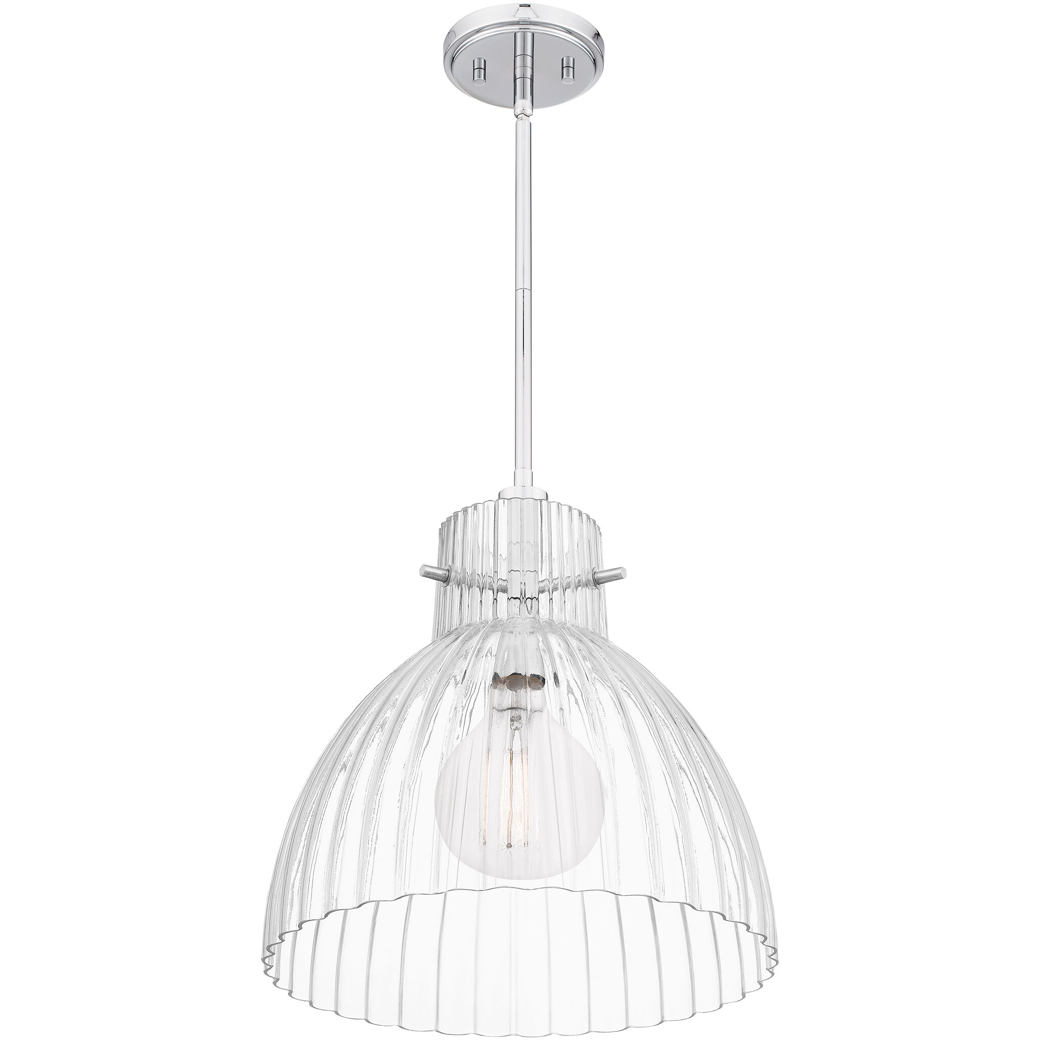 Vienna 1 Light 14 inch Polished Chrome Mini Pendant Ceiling Light, Small