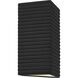 Kyler 10.25 inch Earth Black Outdoor Wall Lantern