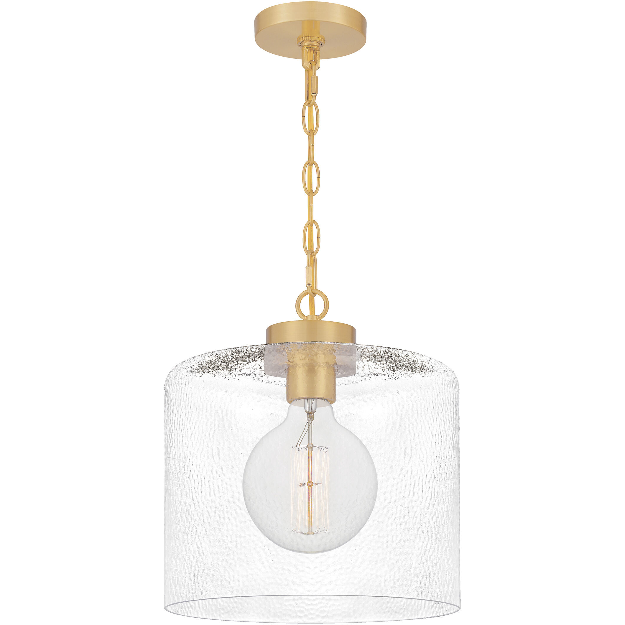 Abner 1 Light 12 inch Aged Brass Mini Pendant Ceiling Light