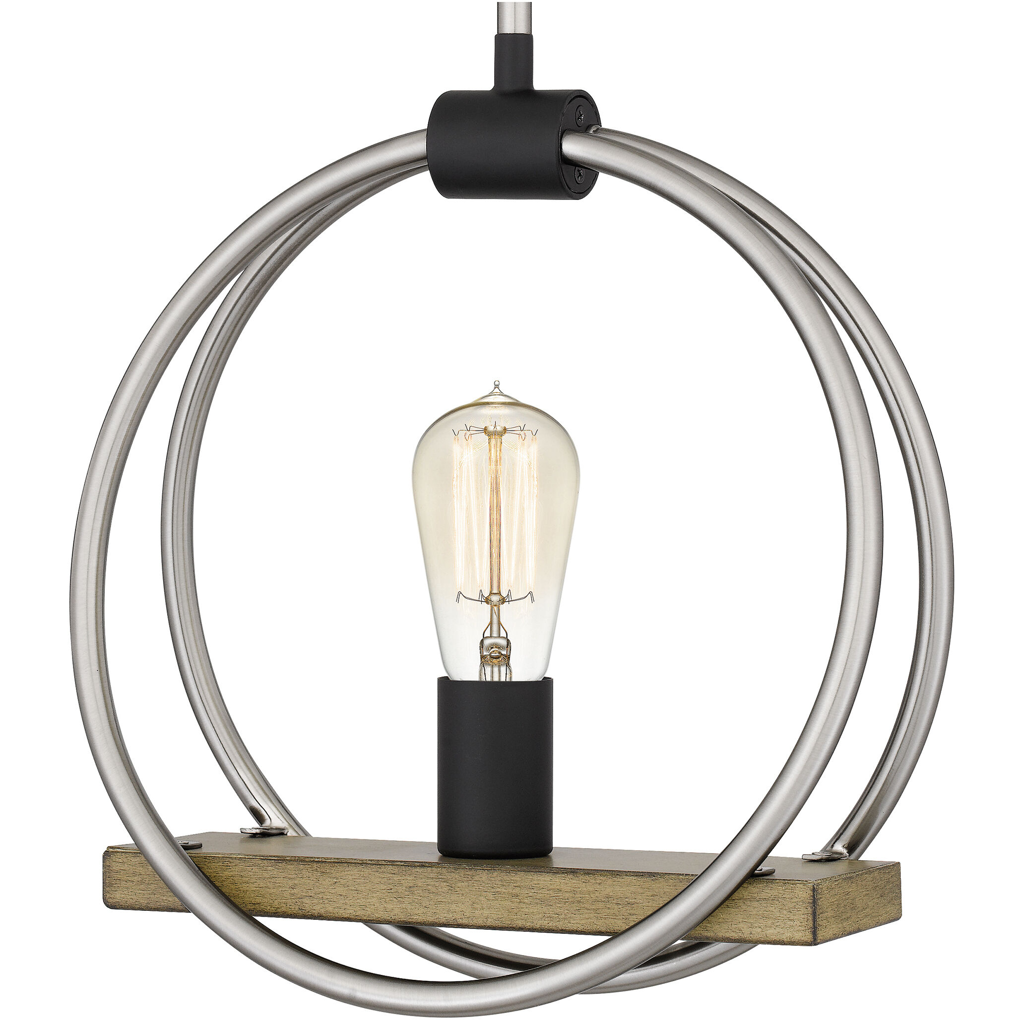 Quoizel STG1512BN Sterling 1 Light 12.25 inch Brushed Nickel