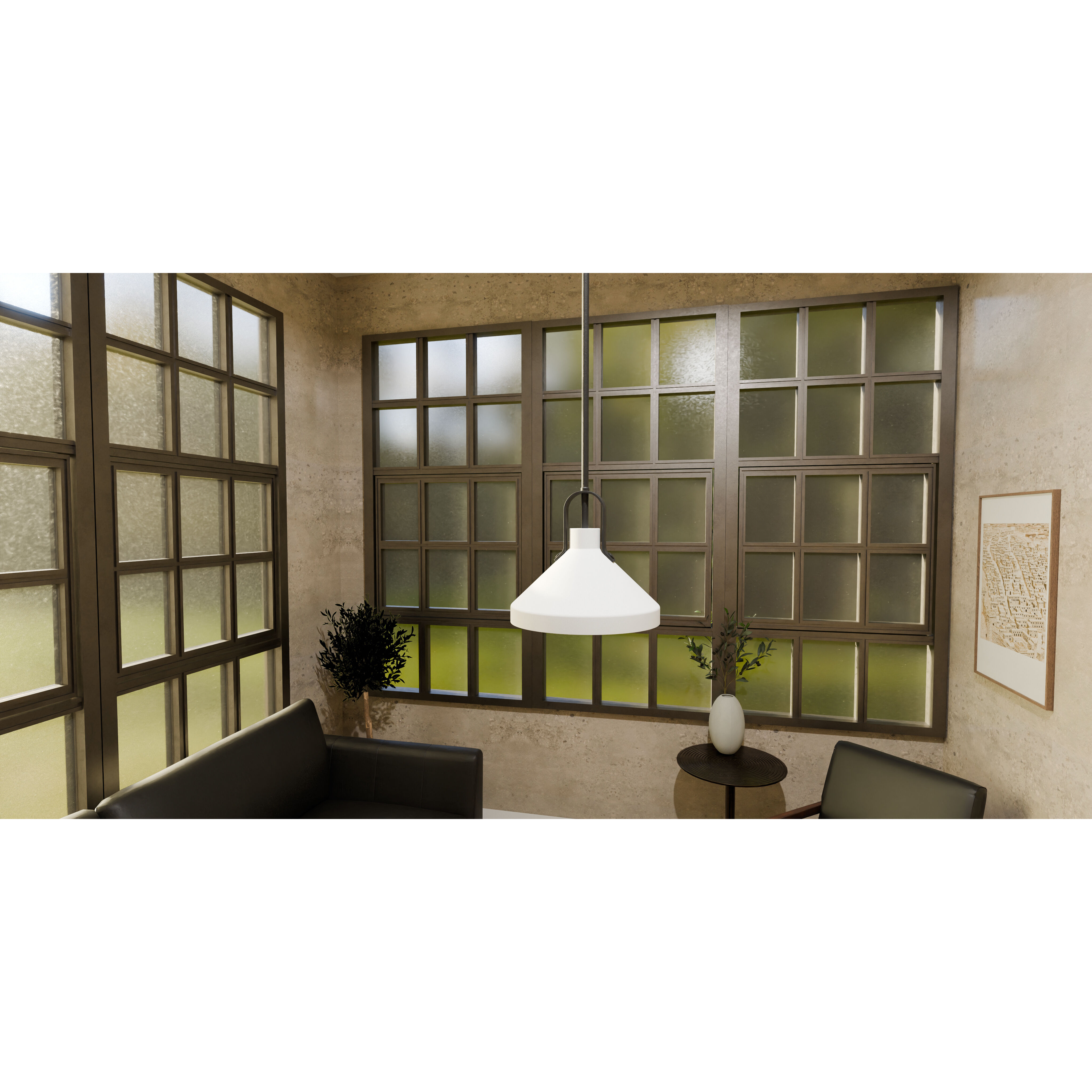 Brink 1 Light 10 inch Matte Black Mini Pendant Ceiling Light