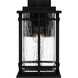 McAlister 1 Light 14 inch Earth Black Outdoor Wall Lantern