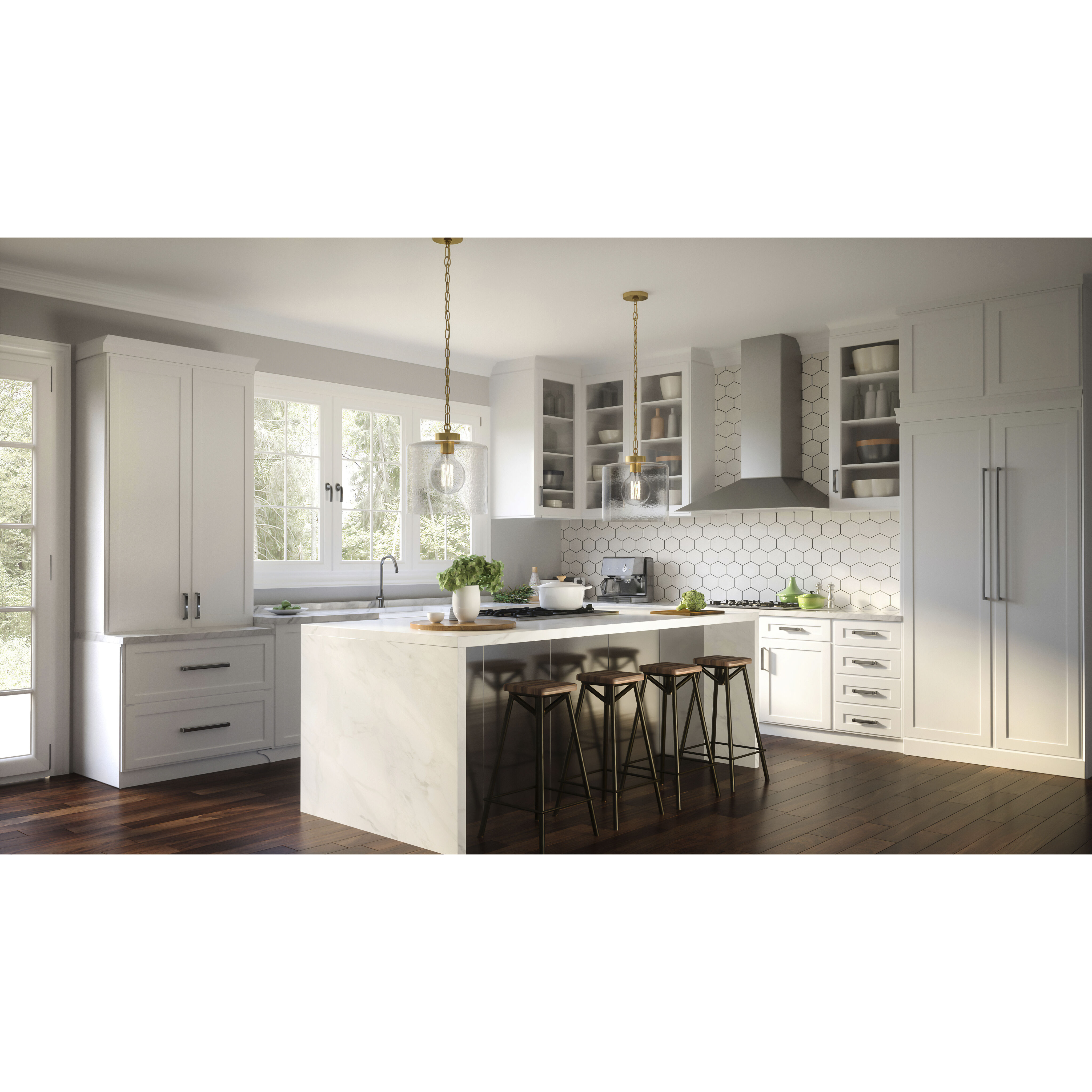 Abner 1 Light 12 inch Aged Brass Mini Pendant Ceiling Light