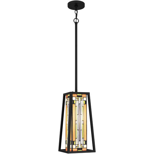Sierra 1 Light 7 inch Matte Black Mini Pendant Ceiling Light, Small