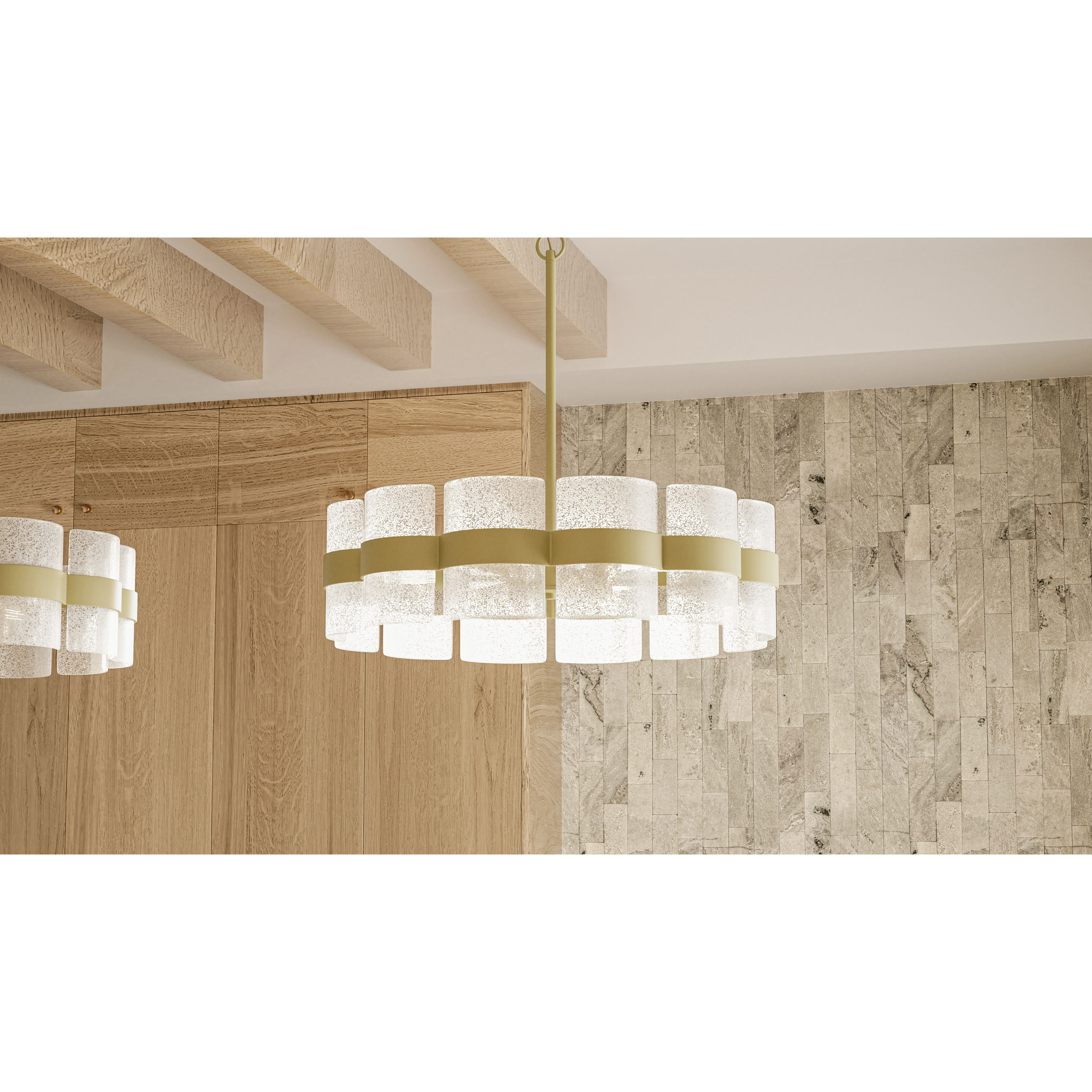 Sweeney 6 Light 30 inch Soft Gold Pendant Ceiling Light