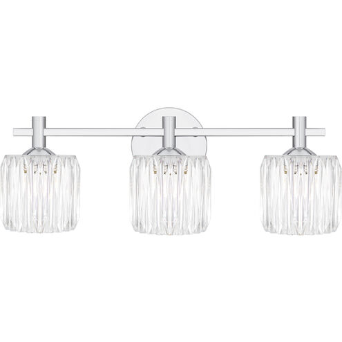 Spade LED 21.5 inch Polished Chrome Bath Light Wall Light, Large
