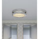 Sylvai LED 13 inch Polished Chrome Flush Mount Ceiling Light