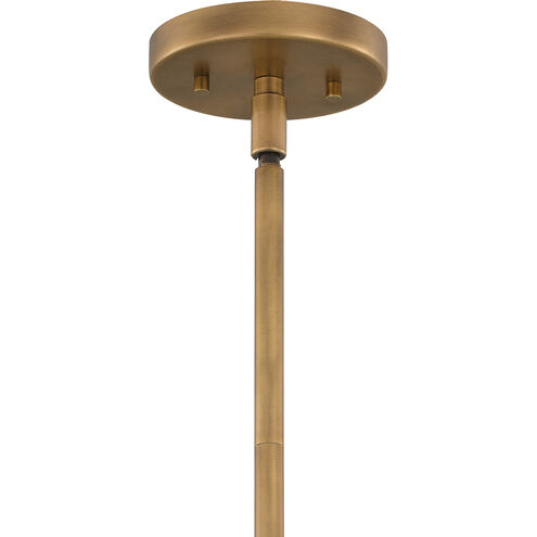 Iota 4 Light 22 inch Weathered Brass Pendant Ceiling Light