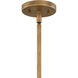 Iota 4 Light 22 inch Weathered Brass Pendant Ceiling Light
