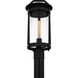 Clifton 1 Light 20 inch Earth Black Outdoor Post Lantern