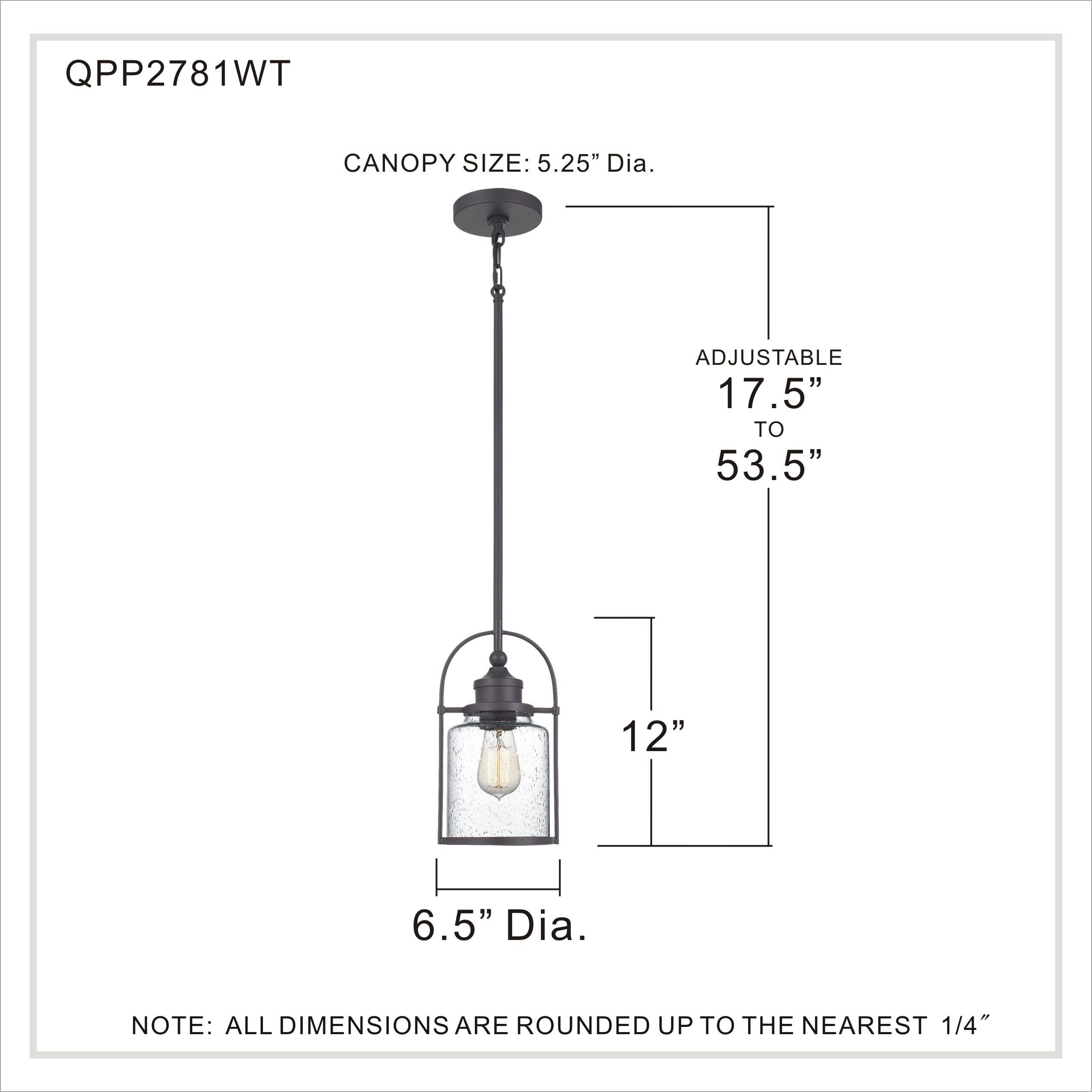 Payson 1 Light 7 inch Western Bronze Mini Pendant Ceiling Light