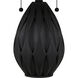 Orla 20 inch 75 watt Matte Black Table Lamp Portable Light