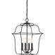 Gallery 4 Light 14 inch Royal Ebony Foyer Pendant Ceiling Light