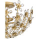 Rosemary 3 Light 15.75 inch Soft Gold Semi-Flush Mount Ceiling Light, Medium