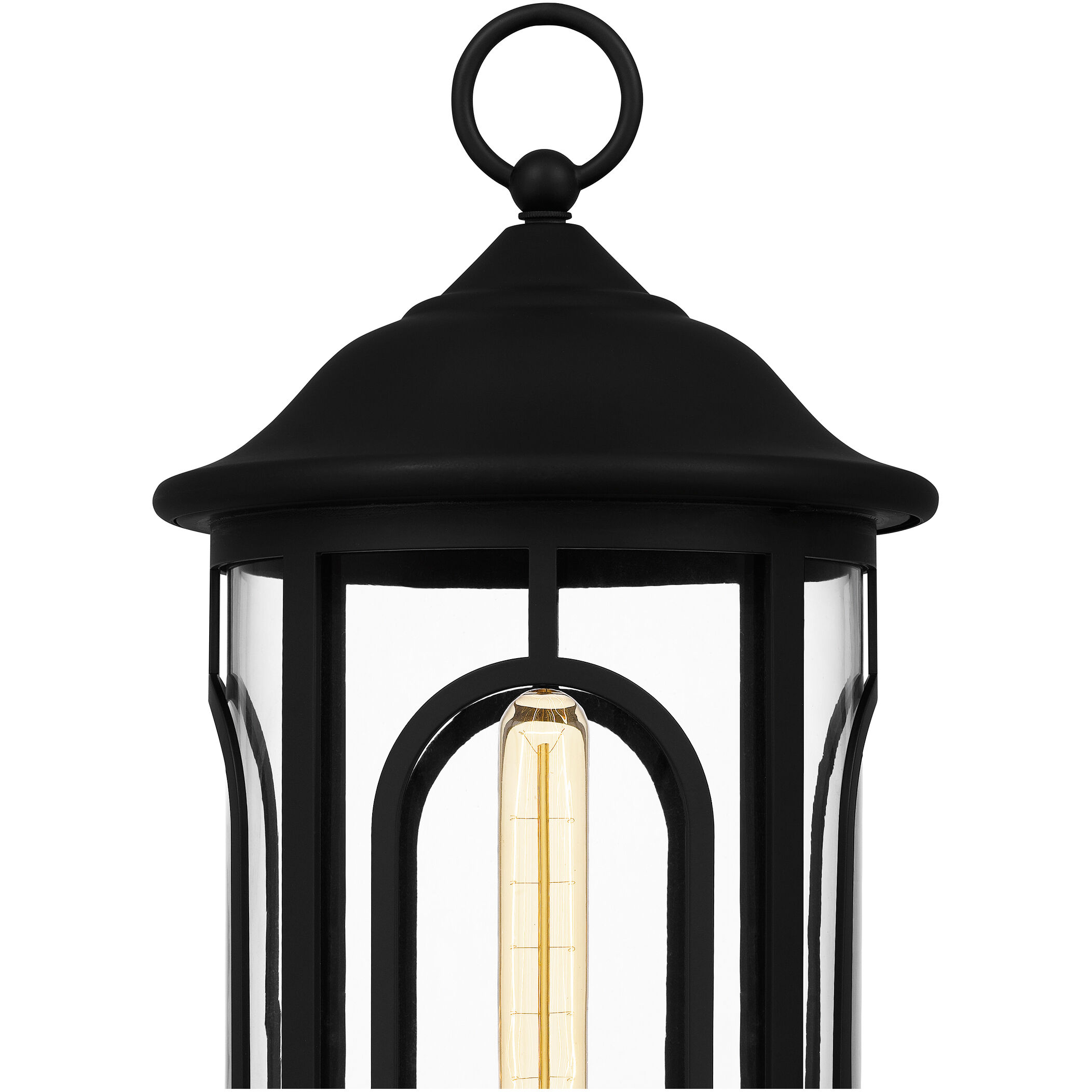 Brampton 1 Light 20.25 inch Matte Black Outdoor Post Lantern