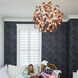 Ribbons 12 Light 23 inch Satin Copper Pendant Ceiling Light