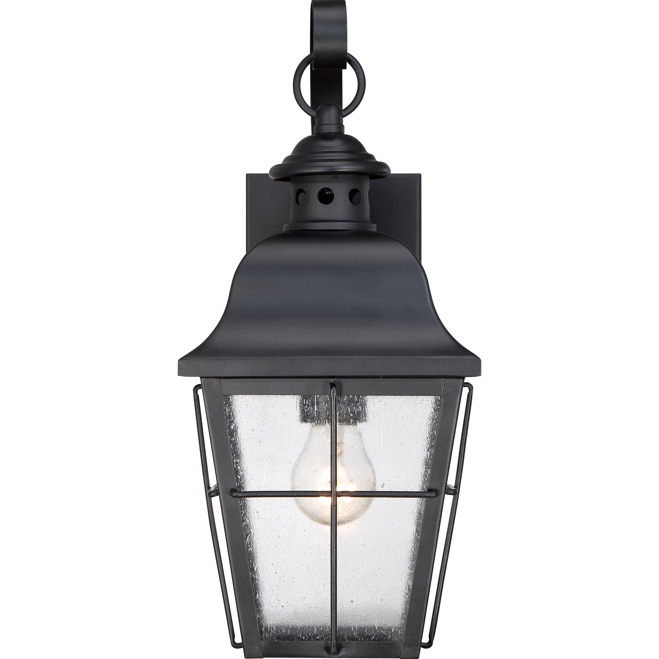 Millhouse 1 Light 16 inch Mystic Black Outdoor Wall Lantern