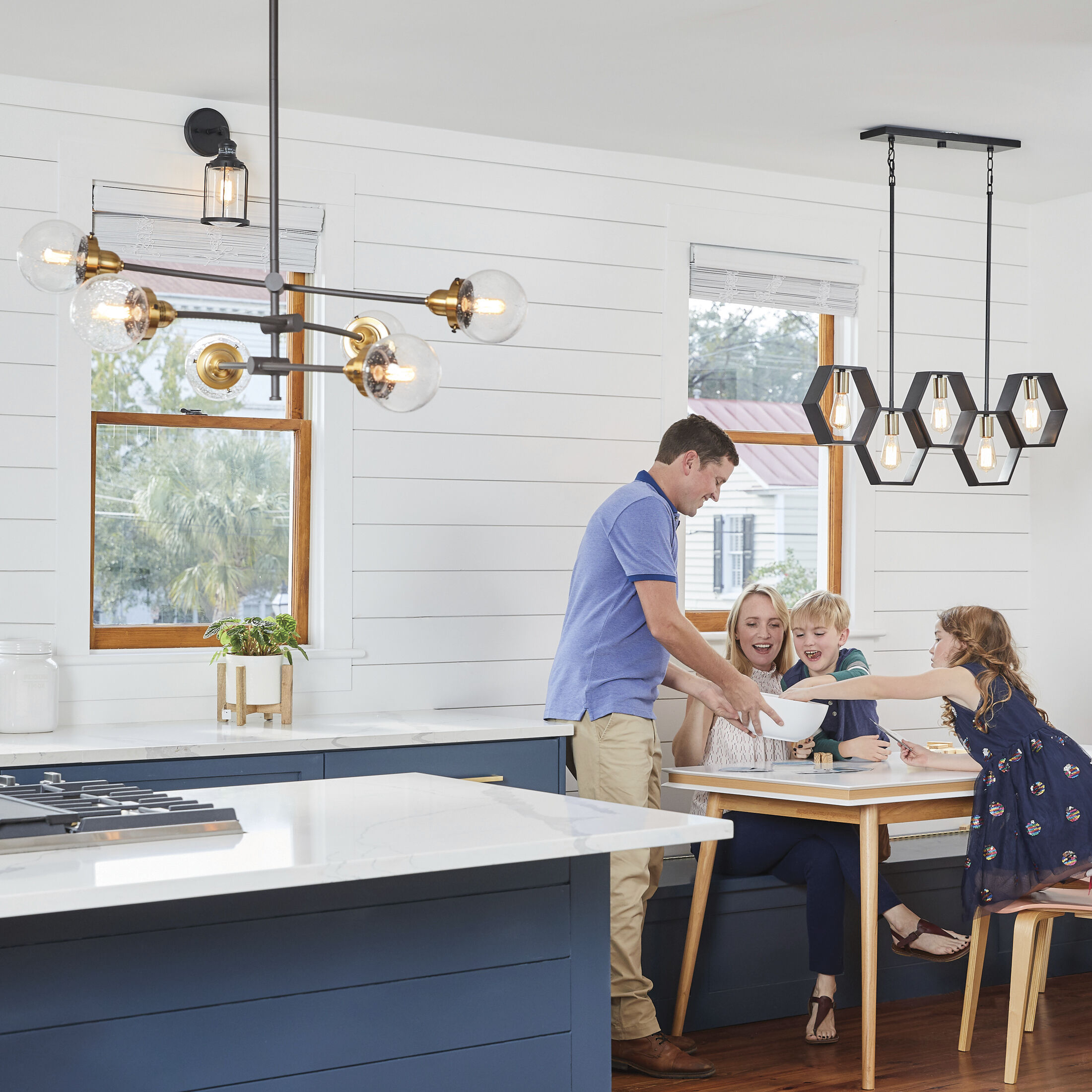 Black island chandelier on sale