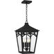 Jaxon 4 Light 10.75 inch Western Bronze Outdoor Hanging Lantern