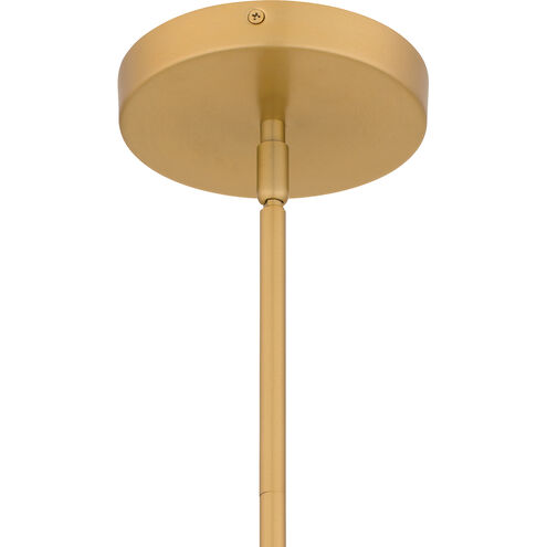 Kiko 1 Light 11 inch Brushed Weathered Brass Pendant Ceiling Light