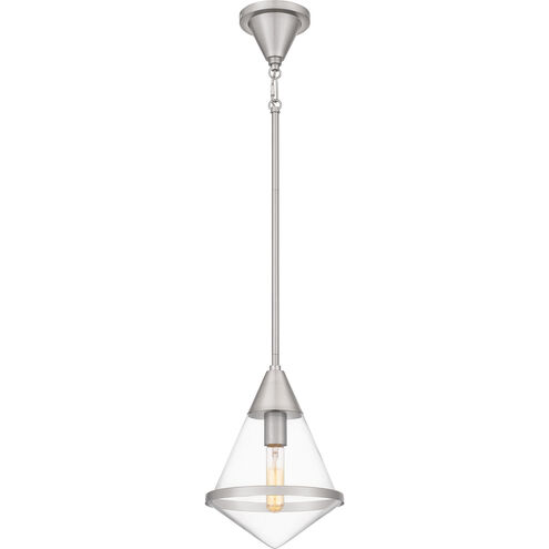 Hidalgo 1 Light 9.5 inch Brushed Nickel Mini Pendant Ceiling Light