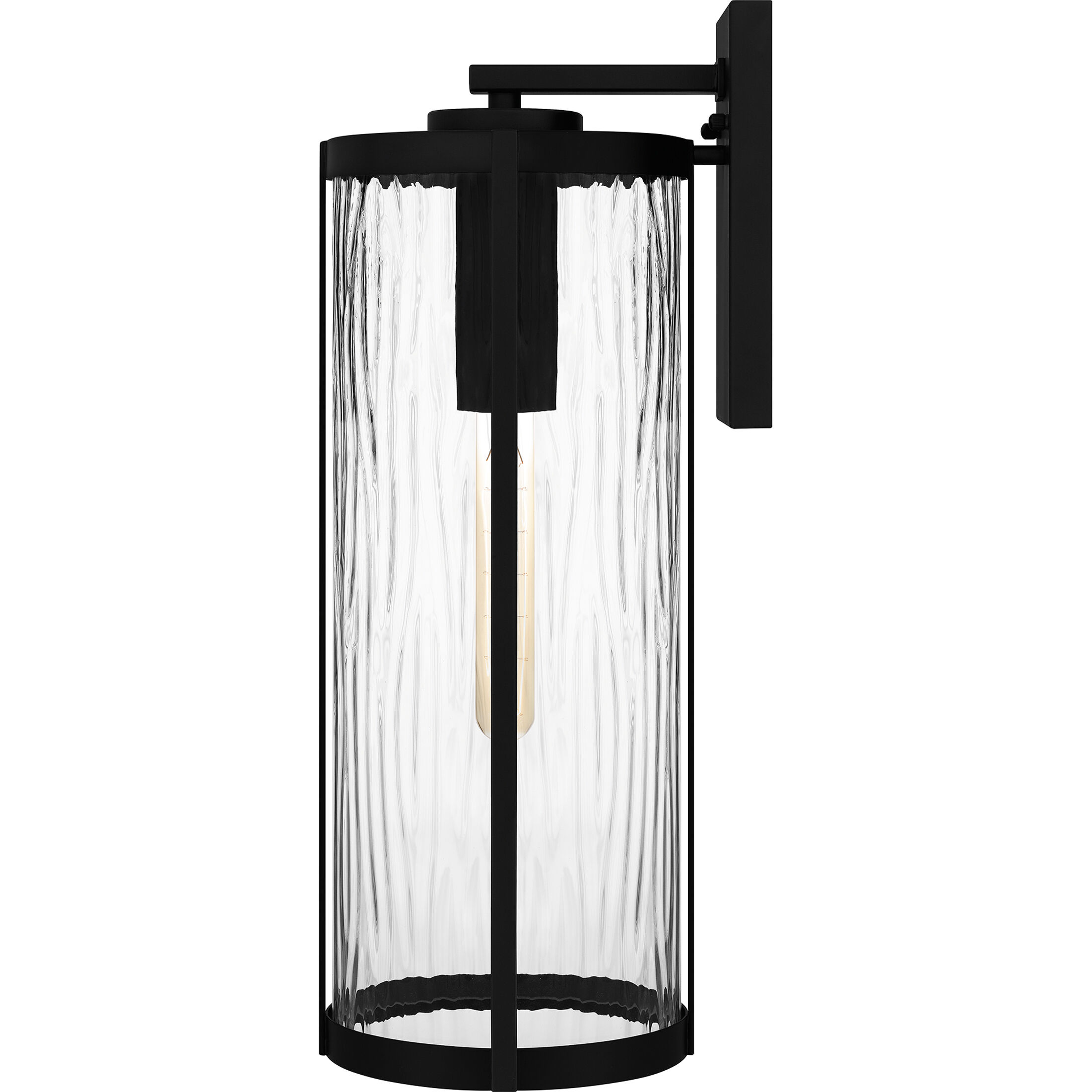 Culpo 1 Light 20 inch Matte Black Outdoor Wall Lantern