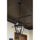 Rue De Royal 4 Light 27.5 inch Earth Black Outdoor Hanging Lantern, Extra Large