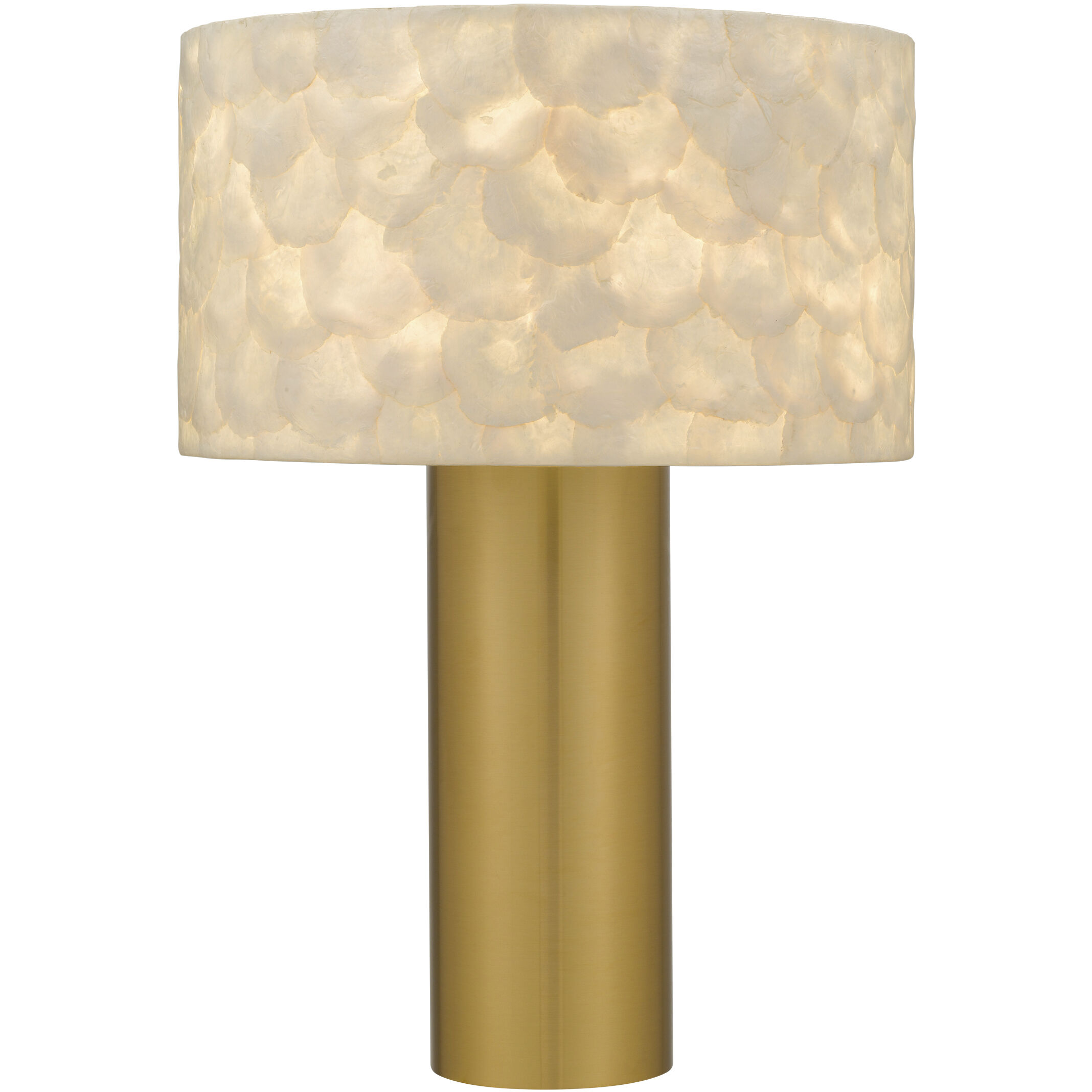 Leland 20 inch 100 watt Brushed Gold Table Lamp Portable Light