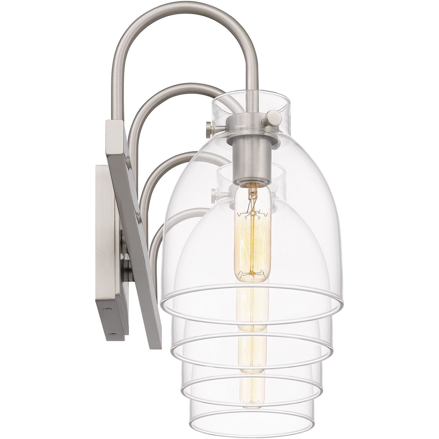 Atmore 4 Light 29 inch Brushed Nickel Bath Light Wall Light