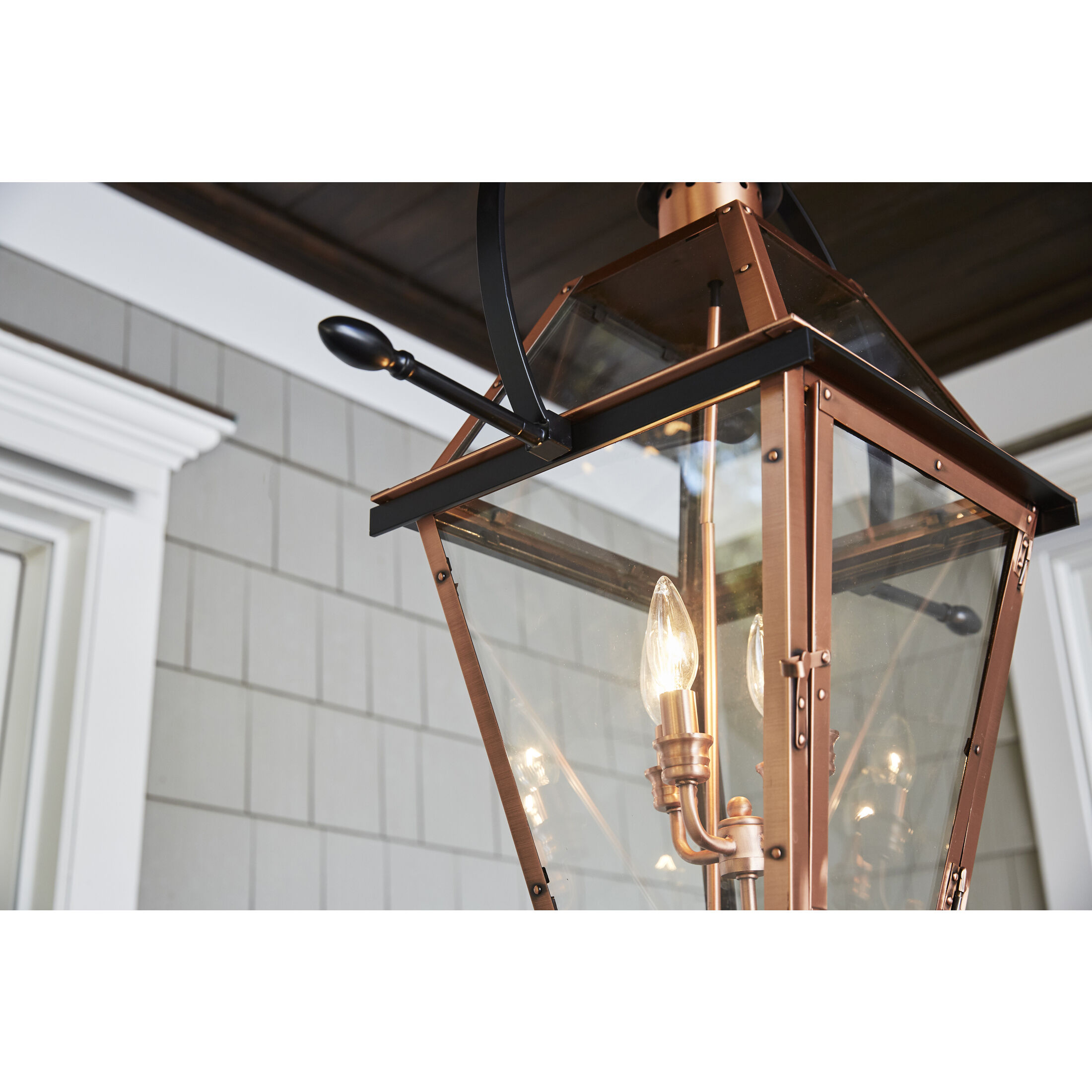 Quoizel Lighting Rue De Royal 4 Light Outdoor Hanging Lantern in 
