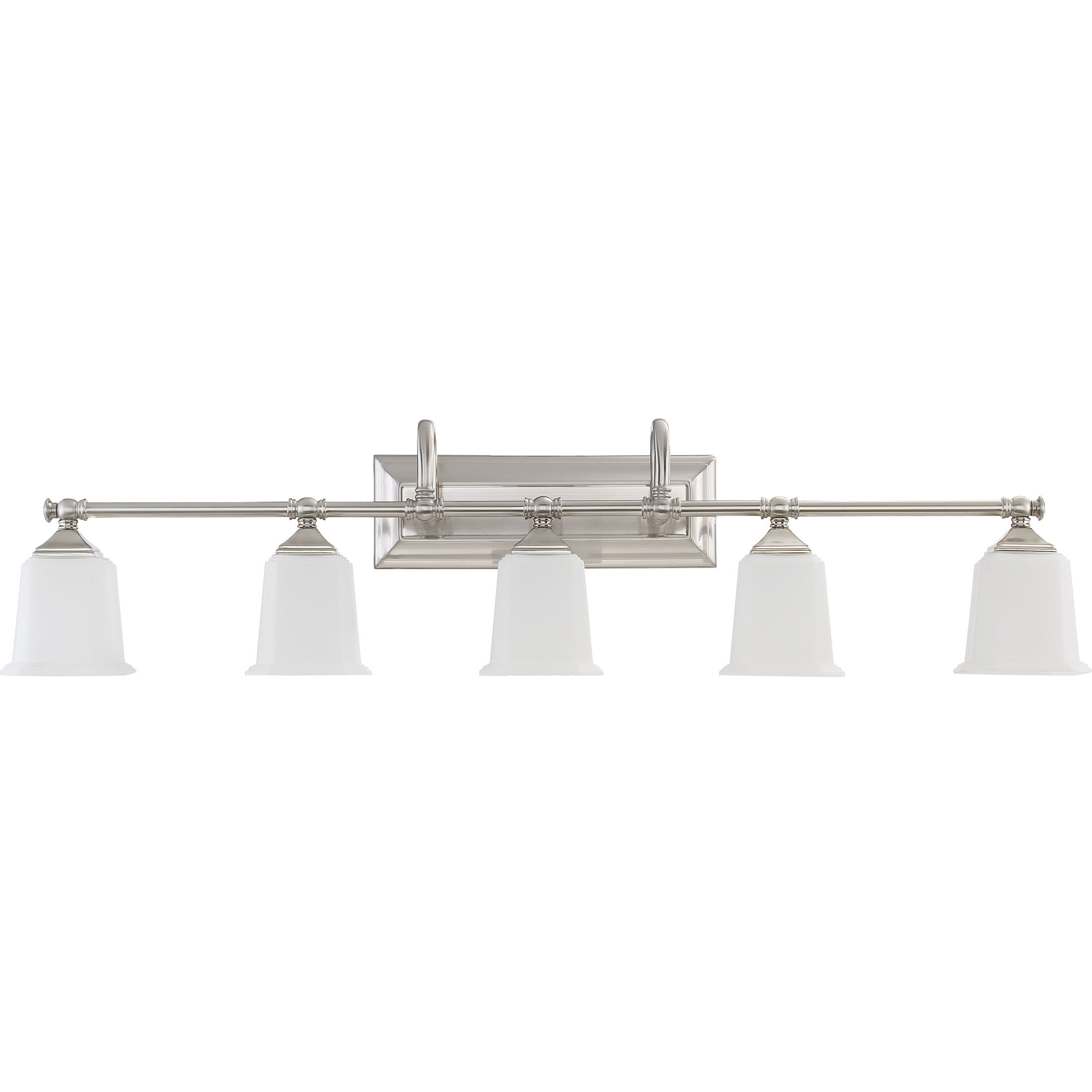 Nicholas 5 Light 42 inch Brushed Nickel Bath Light Wall Light
