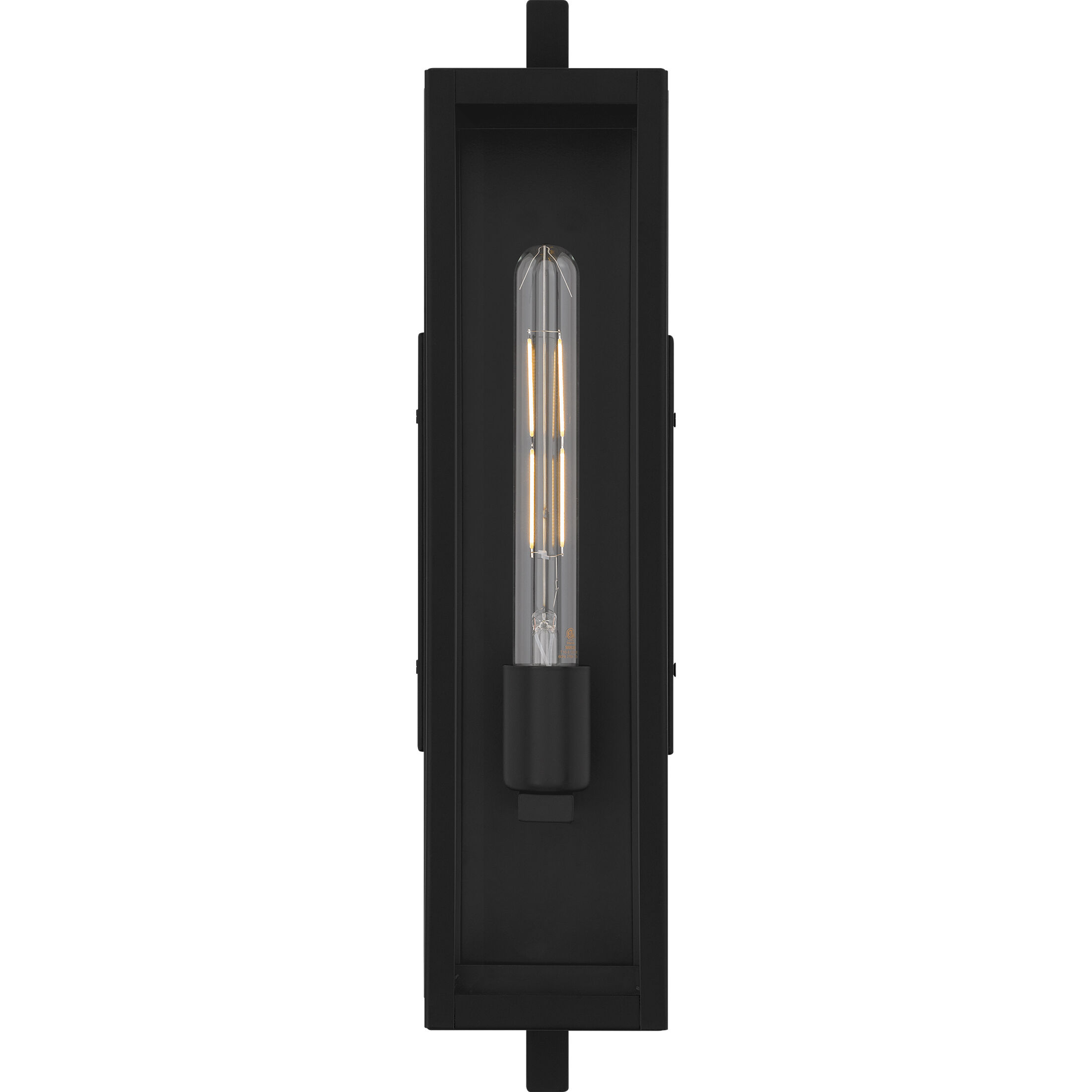 Dale 1 Light 20 inch Matte Black Outdoor Wall Lantern, Medium