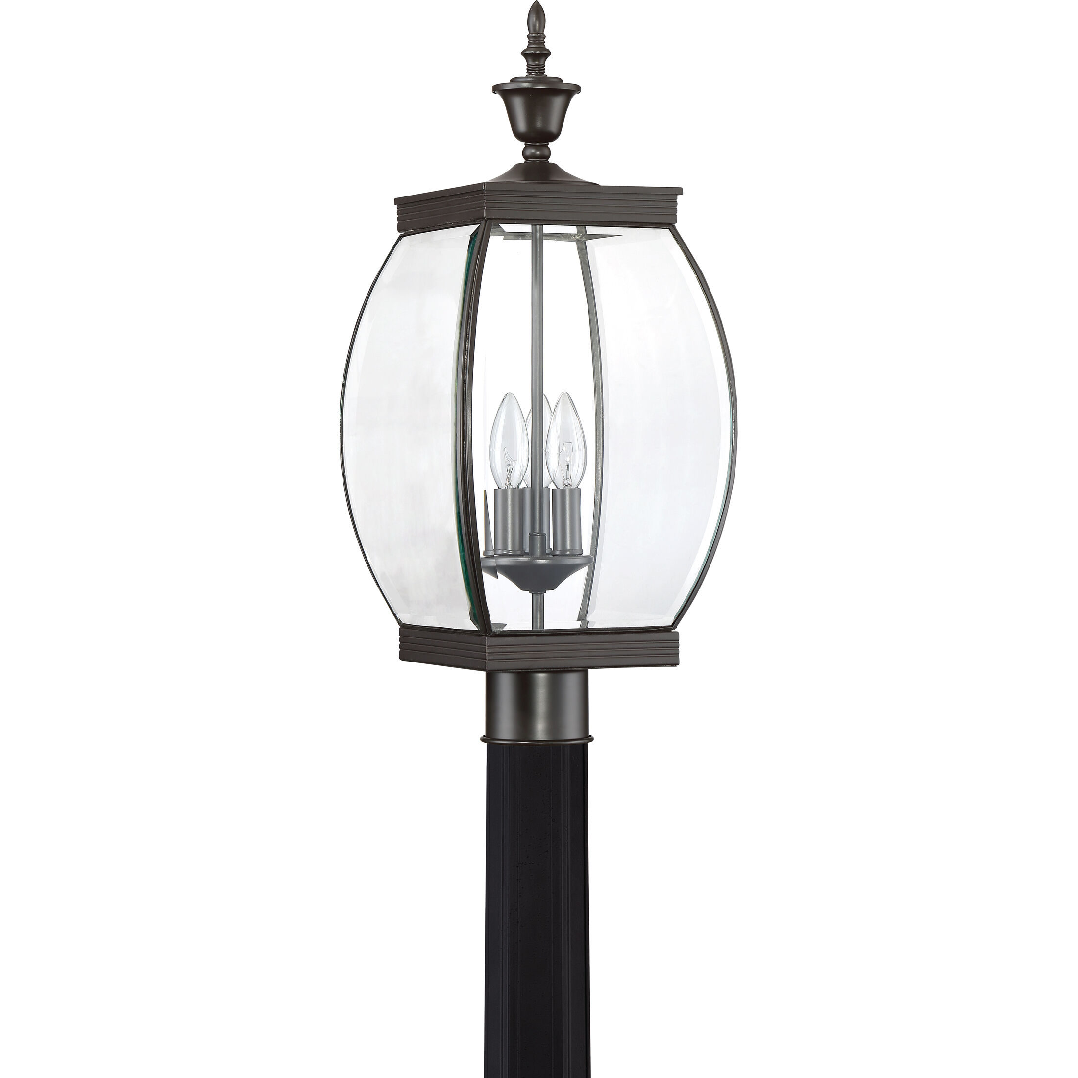 Oasis 3 Light 22 inch Medici Bronze Outdoor Post Lantern