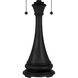 Wisteria Bloom 25.5 inch 75 watt Matte Black Table Lamp Portable Light