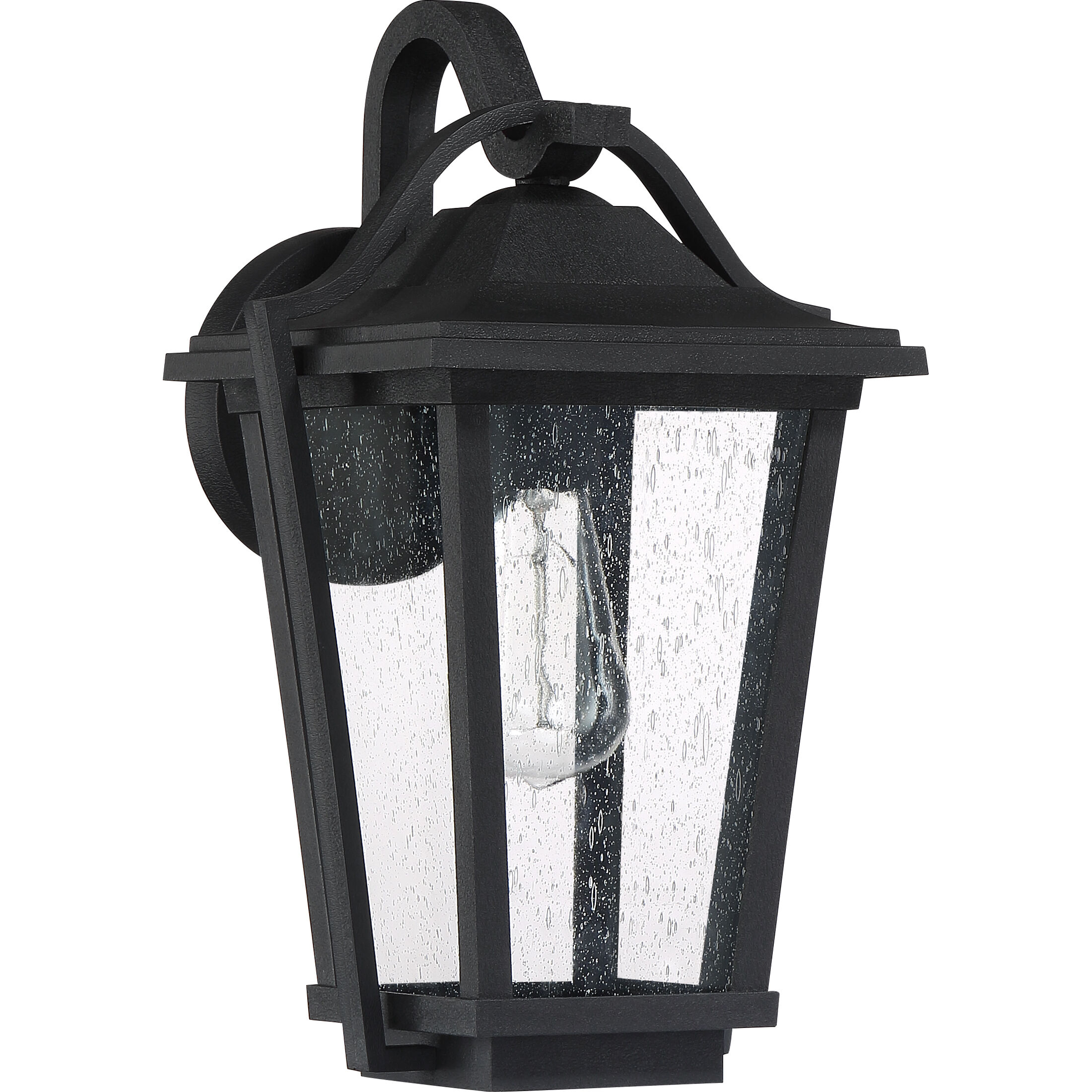 Darius 1 Light 15 inch Earth Black Outdoor Wall Light