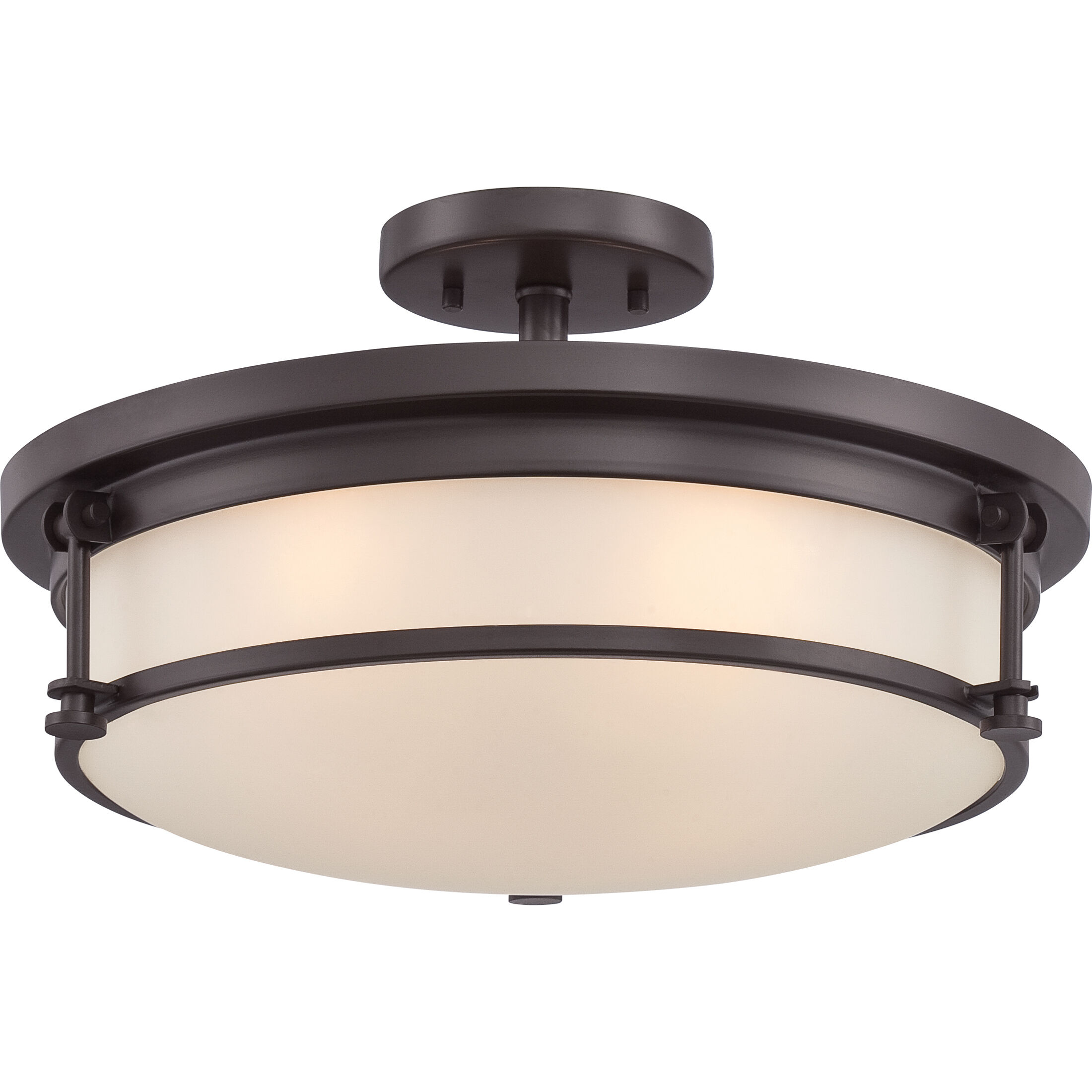 Sailor 4 Light 16 inch Western Bronze Semi-Flush Mount Ceiling Light