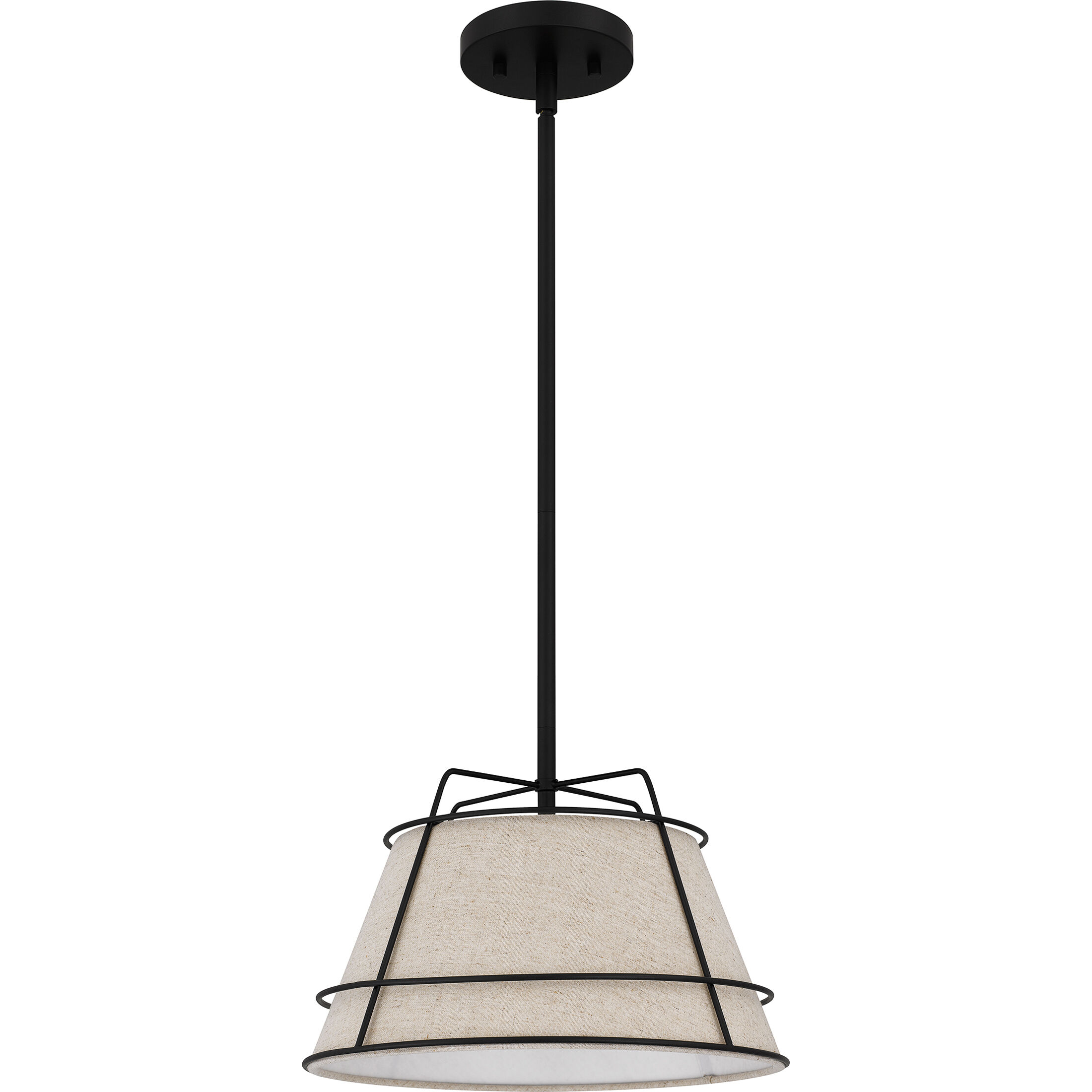 Burbridge 1 Light 13 inch Matte Black Mini Pendant Ceiling Light