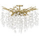 Isobel 8 Light 26 inch Brushed Gold Semi-Flush Mount Ceiling Light