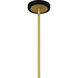 Arden 6 Light 52 inch Matte Black Chandelier Ceiling Light