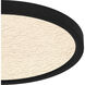 Outskirts LED 15 inch Earth Black Flush Mount Ceiling Light, Medium