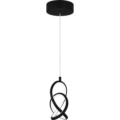 Illoria LED 8 inch Matte Black Mini Pendant Ceiling Light