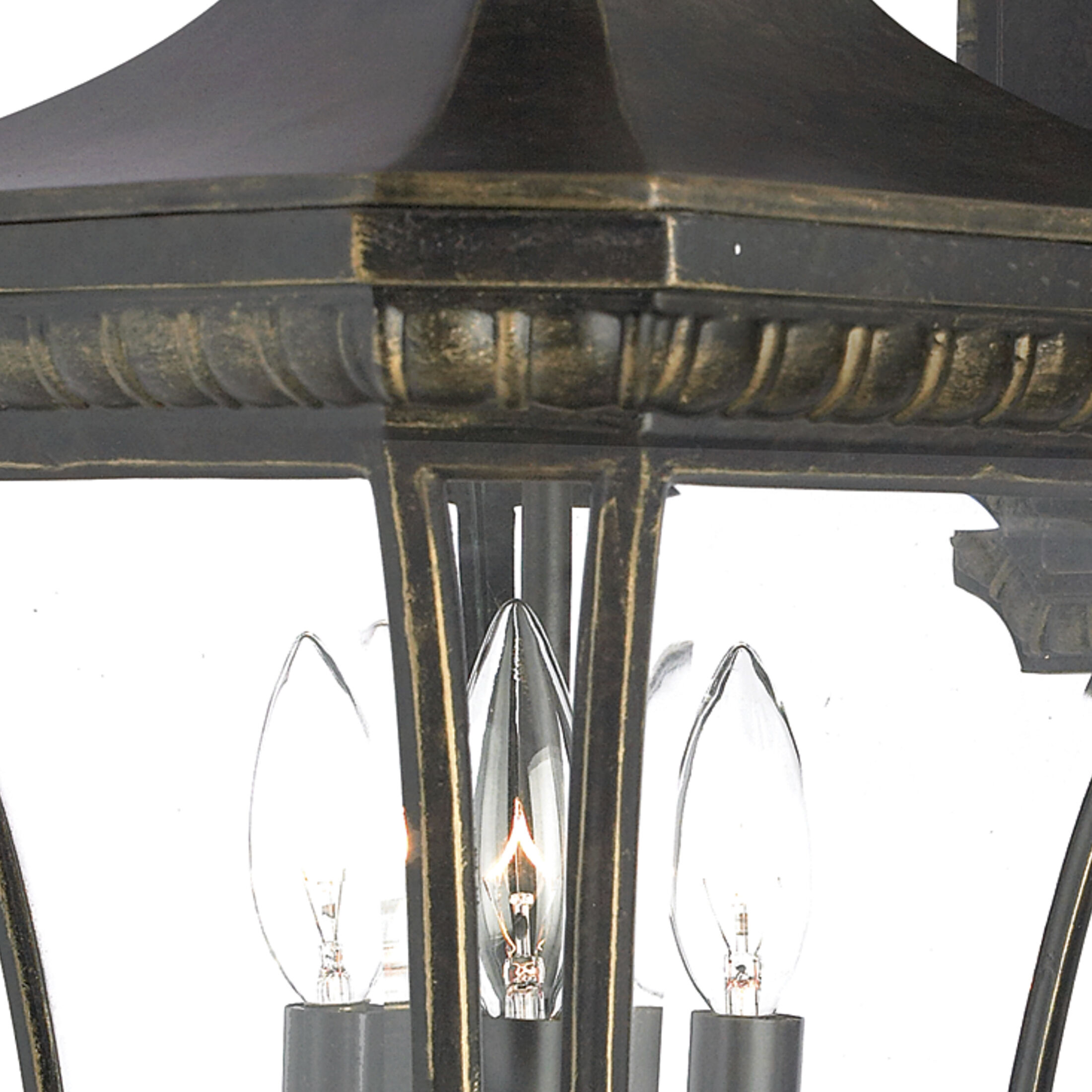 Devon 3 Light 25 inch Imperial Bronze Outdoor Wall Lantern
